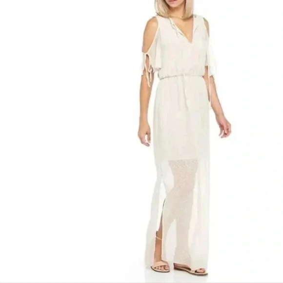 Charles Henry Long Sheer Dress - Picture 10 of 10